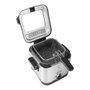 Mesko MS 4910 Friteuse 1,5 L 900 W avec panier élévateur et couvercle en verre, acier inoxydable