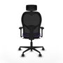 Piqueras y Crespo Chaise de Bureau avec Appui-tête Jorquera 3D036N2 Lila