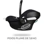 Cybex Aton B2 i-Size Siège Auto Groupe 0+ (Naissance-13kg/2 ans) Base One incluse - Noir Volcano
