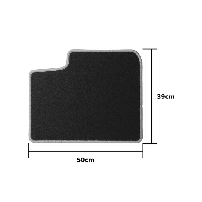 Set de tapis de voitures OCC Motorsport OCCFT0004YE FIAT 500L 5 Pièces Set de tapis de voitures OCC Motorsport OCCFT0004YE FIAT 500L 5 Pièces