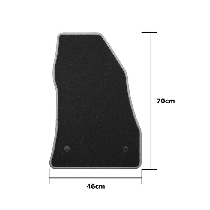 Set de tapis de voitures OCC Motorsport OCCFT0004YE FIAT 500L 5 Pièces Set de tapis de voitures OCC Motorsport OCCFT0004YE FIAT 500L 5 Pièces