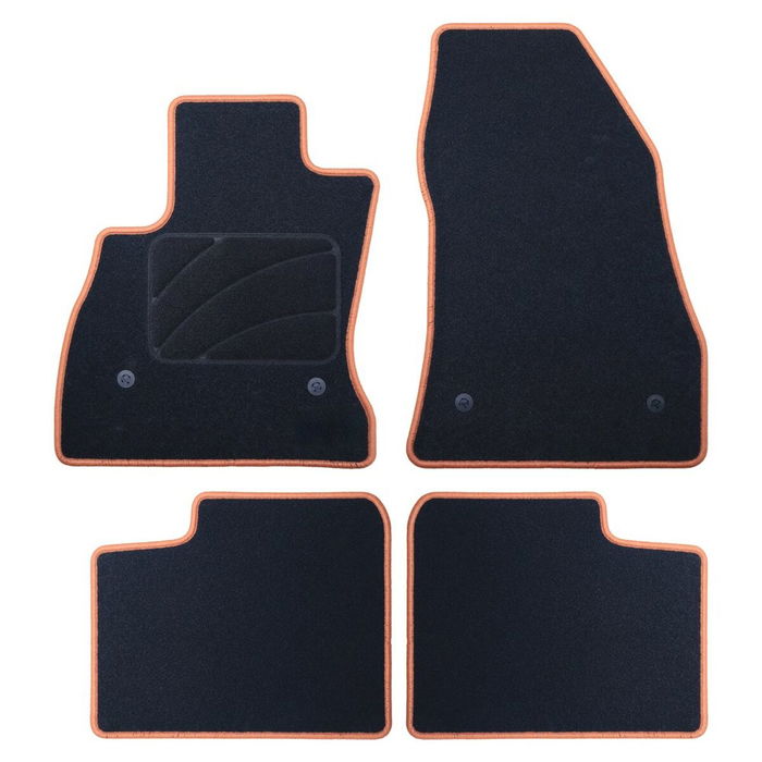 Set de tapis de voitures OCC Motorsport OCCFT0004YE FIAT 500L 5 Pièces Set de tapis de voitures OCC Motorsport OCCFT0004YE FIAT 500L 5 Pièces