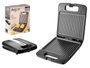 Argon Sandwichera Grill 1400W 26,5 x 9 x 32 cm Noir Acier Usage Domestique (Set de 4)