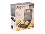 Argon Sandwichera Grill 1400W 26,5 x 9 x 32 cm Noir Acier Usage Domestique (Set de 4)