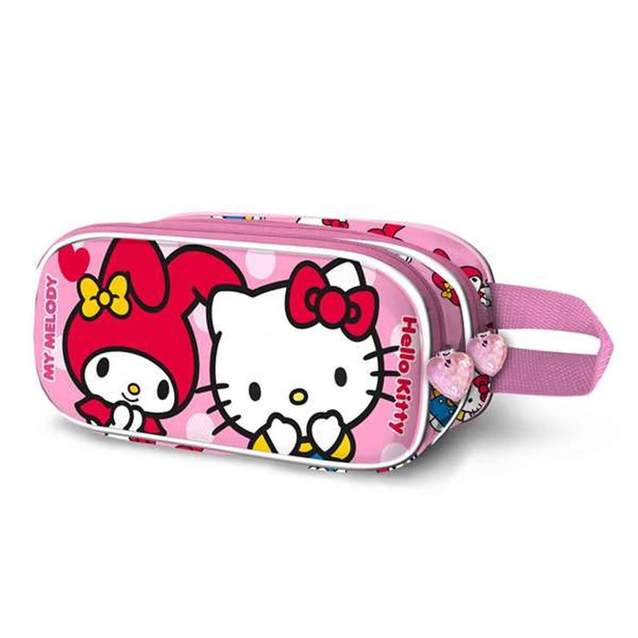 Fourre-tout Hello Kitty Rose 10 x 22 x 8 cm Fourre-tout Hello Kitty Rose 10 x 22 x 8 cm