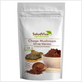 SALUD VIVA CHaga MUSHROO en poudre 100g BIO SG S/A VEGAN