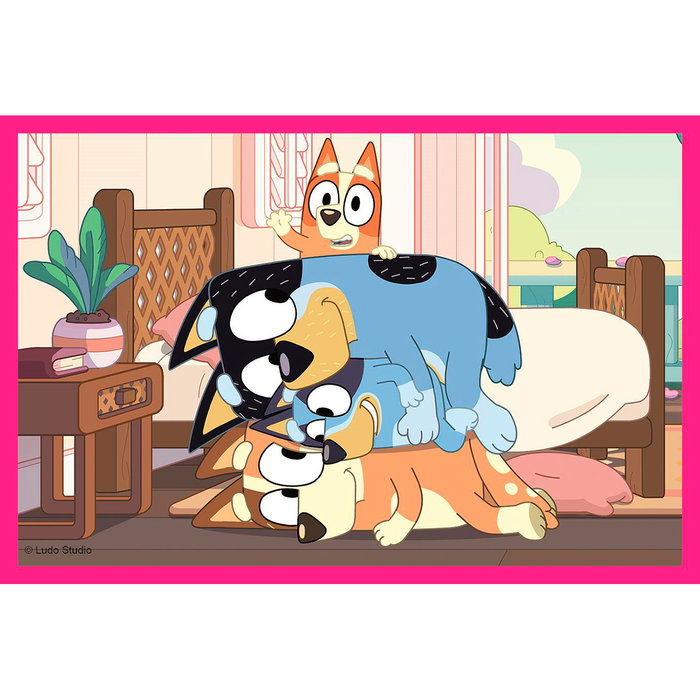 Clementoni Bluey Cubes 6 Images 40662 Puzzle Enfant dès 2 Ans