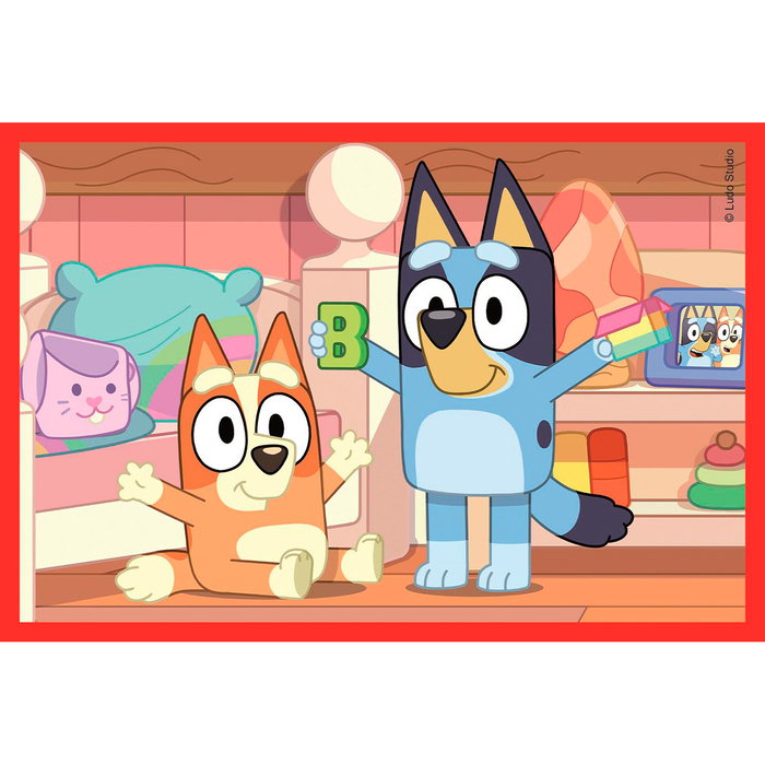 Clementoni Bluey Cubes 6 Images 40662 Puzzle Enfant dès 2 Ans