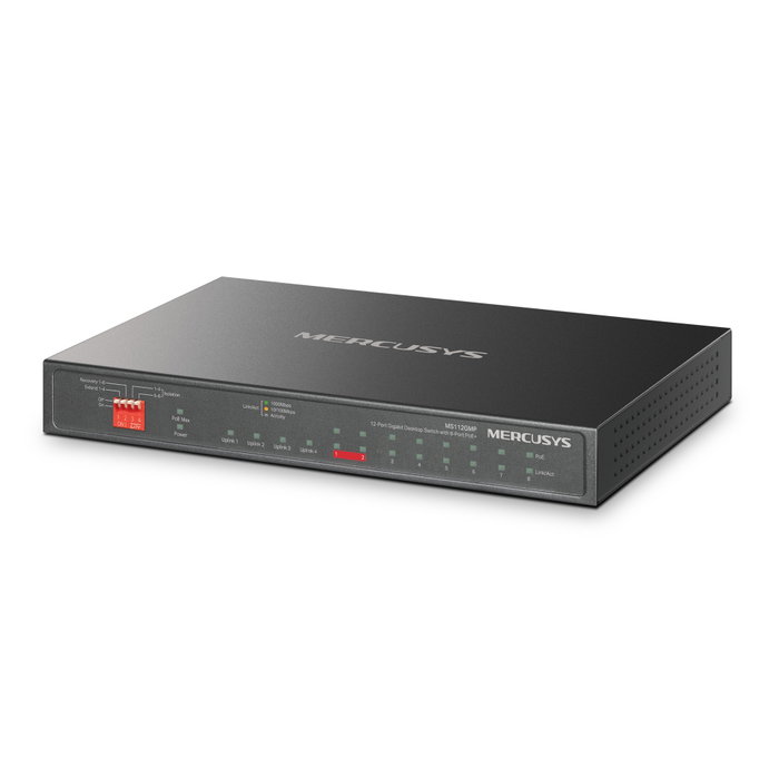 Mercusys MS112GMP Switch Gigabit 12 ports avec PoE+ Mercusys MS112GMP Switch Gigabit 12 ports avec PoE+