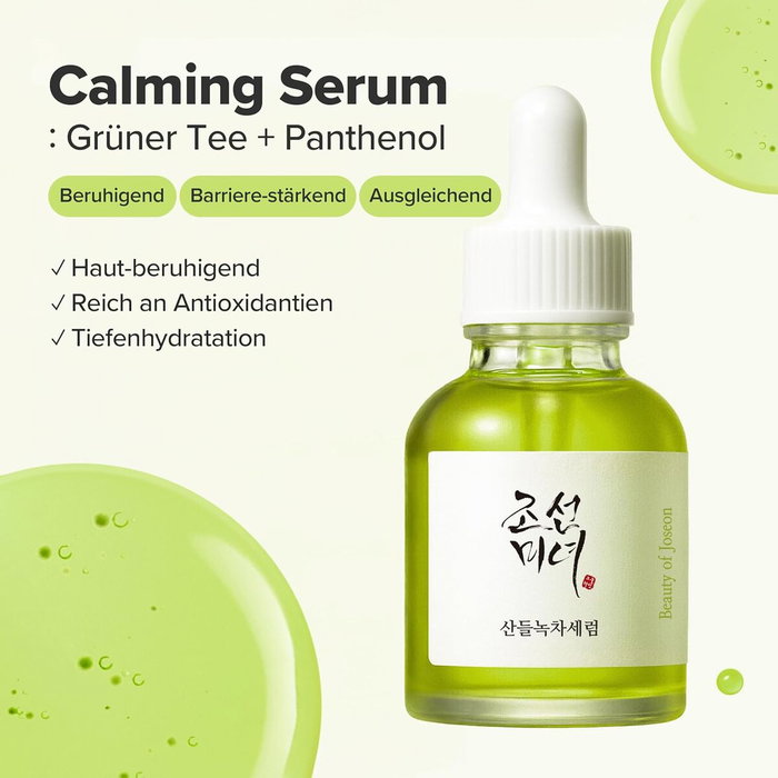 Beauty Of Joseon Calming Serum Thé Vert + Panthénol 30 ml