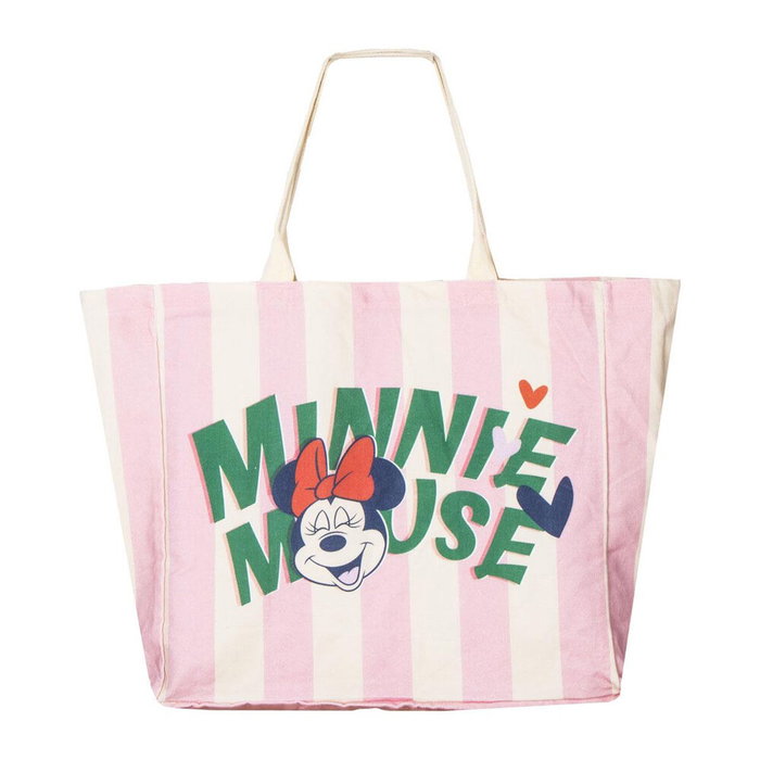 Disney - Sac shopping Minnie - Tote bag de voyage - 48x43x17 cm - Composition 70% polyester, 30% coton