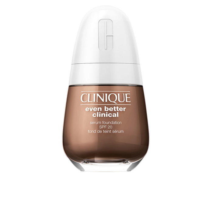 Clinique Even Better Clinical Foundation SPF20 #126-espresso - Fond de teint hydratant et soin avec acide hyaluronique et vitamine C Clinique Even Better Clinical Foundation SPF20 #126-espresso - Fond de teint hydratant et soin avec acide hyaluronique et vitamine C