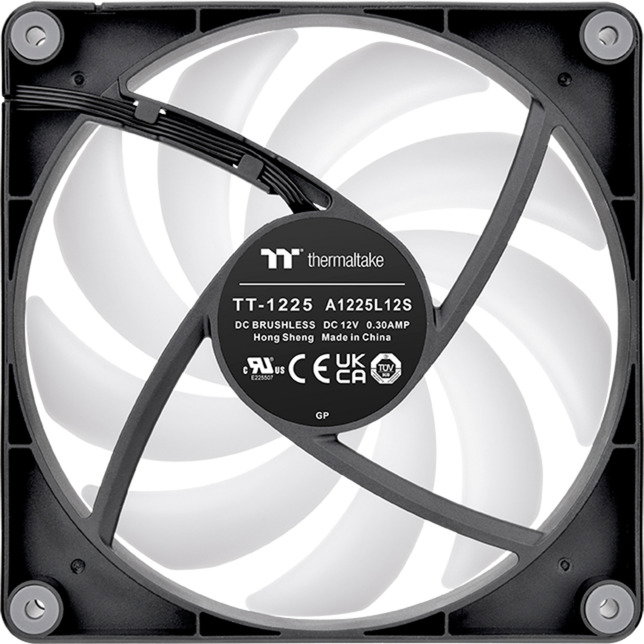 Thermaltake CT120 ARGB Reverse - Pack de 2 Ventilateurs Boîtier 120mm, PWM, Noir, Illumination Adressable
