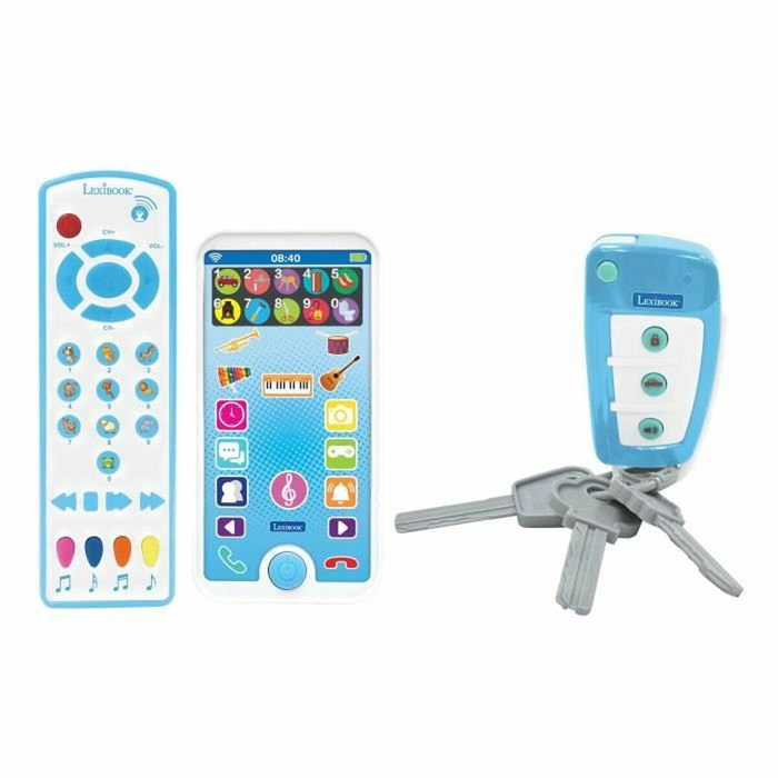 Lexibook Jouet éducatif portable, télécommande et porte-clés
