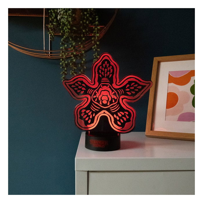 Stranger Things Laser Etched lampe Demogorgan Stranger Things Laser Etched lampe Demogorgan