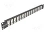 DELOCK Panneau de brassage Keystone 16 ports 1U 19 pouces