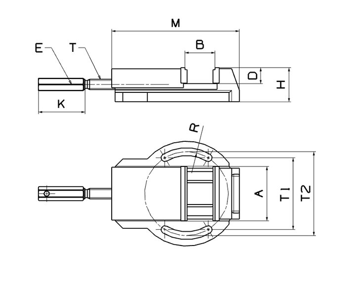 Étau de Perçage Forza Master 85X90