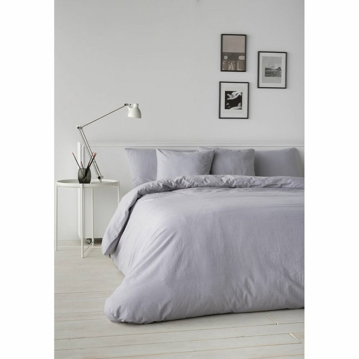 Housse de Couette Naturals Lino Gris Dimensions Lit de 180 (260 x 240 cm)