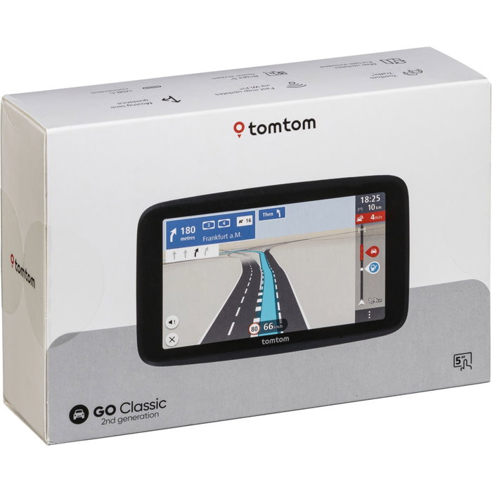 TomTom GO Classic 5 2ème Génération - GPS Voiture 5 pouces TomTom GO Classic 5 2ème Génération - GPS Voiture 5 pouces