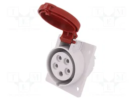 PAWBOL Connecteur d'alimentation AC triphasé femelle 16A IP44 6H