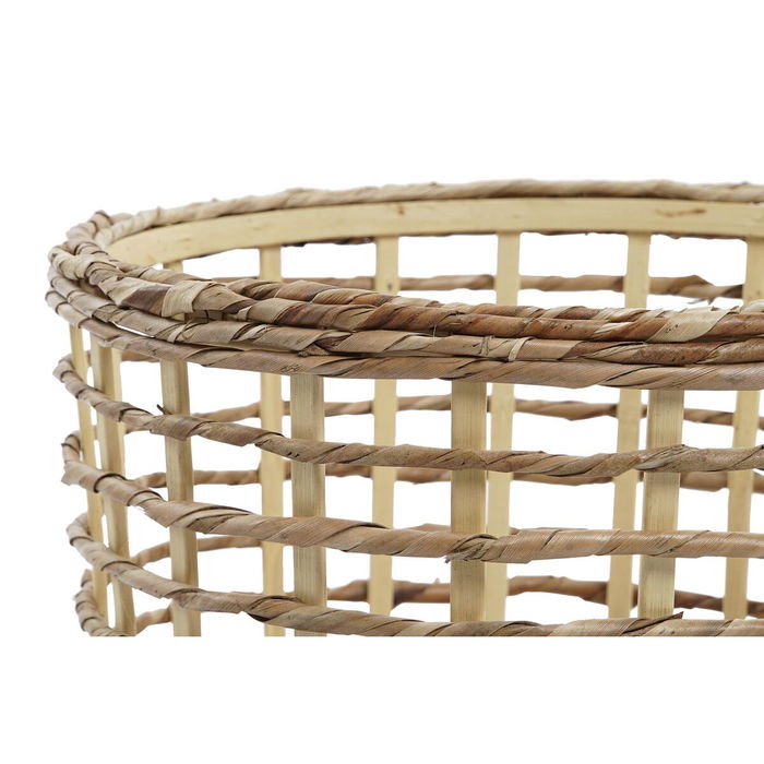 Set de basket DKD Home Decor Marron Naturel (3 Pièces) (3 Unités) Set de basket DKD Home Decor Marron Naturel (3 Pièces) (3 Unités)