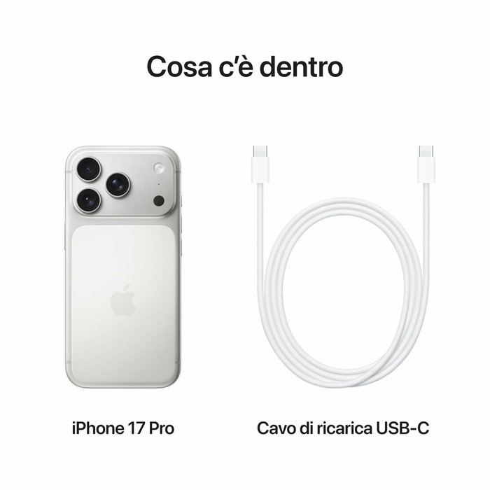 Apple iPhone 17 Pro 1 To Argenté