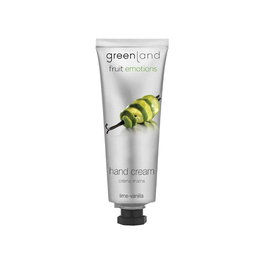 Greenland Crème Mains Hydratante et Nourrissante Citron Vert-Vanille, 75 ml, Sans Parabènes, Texture Riche
