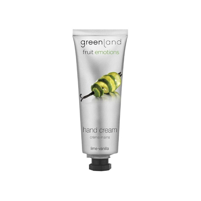 Greenland Crème Mains Hydratante et Nourrissante Citron Vert-Vanille, 75 ml, Sans Parabènes, Texture Riche Greenland Crème Mains Hydratante et Nourrissante Citron Vert-Vanille, 75 ml, Sans Parabènes, Texture Riche