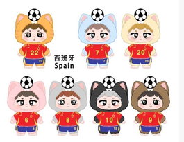 7th player Peluche Sorpresa Niinoo Dreaming Spain Futbol Blind Box