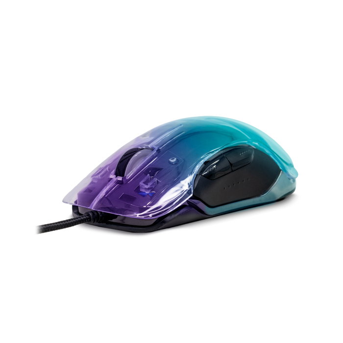 Phoenix Technologies Souris Gaming Banshee RGB 10000 DPI PixArt 3325 USB Filaire Transparente
