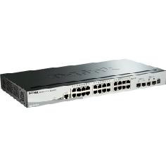 D-Link Switch DGS-1510-28X 28 ports Ethernet Gigabit 10/100/1000, 4x SFP+, gestionnaire, montable en rack 1U