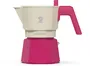 Pezzetti FUTUREXPRESS Cafetière italienne (Moka) - 6 tasses - Aluminium - Fuschia