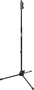 SBG Support micro droit avec trépied et poignée ergonomique - Hauteur ajustable 107-168 cm, noir