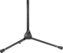 SBG Support micro droit avec trépied et poignée ergonomique - Hauteur ajustable 107-168 cm, noir
