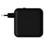 Hyper - HJ1002BKWWGL - Chargeur Voyage 100W GaN USB-C Noir avec 4 Ports (3x USB-C, 1x USB-A) et Adaptateurs Mondiaux