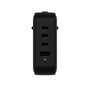 Hyper - HJ1002BKWWGL - Chargeur Voyage 100W GaN USB-C Noir avec 4 Ports (3x USB-C, 1x USB-A) et Adaptateurs Mondiaux