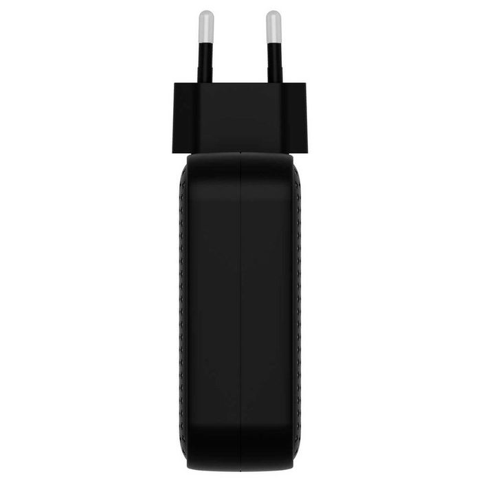 Hyper - HJ1002BKWWGL - Chargeur Voyage 100W GaN USB-C Noir avec 4 Ports (3x USB-C, 1x USB-A) et Adaptateurs Mondiaux