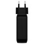 Hyper - HJ1002BKWWGL - Chargeur Voyage 100W GaN USB-C Noir avec 4 Ports (3x USB-C, 1x USB-A) et Adaptateurs Mondiaux
