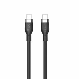 Hyper HyperJuice - Câble USB-C vers USB-C en silicone 240W, 1m, noir - Compatible PD 3.1 EPR, résistant aux nœuds et durable