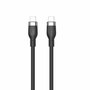 Hyper HyperJuice - Câble USB-C vers USB-C en silicone 240W, 1m, noir - Compatible PD 3.1 EPR, résistant aux nœuds et durable