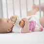 Corolle Poupée Doudou Miss Rayée Rêves d'Etoiles, 25 cm, Senteur Vanille, Rose, pour Bébé dès la Naissance