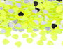 Innspiro 1000 Gemmes Acryliques Cœur Jaune Fluor 10x10mm
