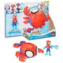 Hasbro Marvel - Spidey and His Amazing Friends - Véhicule Aracno-Cangrejo avec Figurine Spidey - Set de Jeu - 7,6 cm - À partir de 3 ans