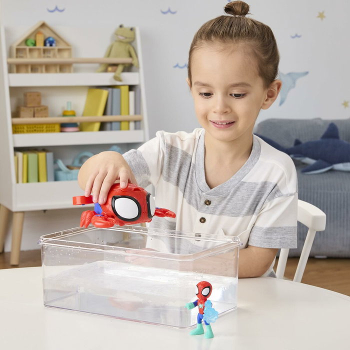 Hasbro Spidey Water-Webs Araignée de mer - Figurine et Véhicule