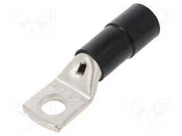 BM GROUP Connecteur à anneau tubulaire isolé M12 95mm2 noir
