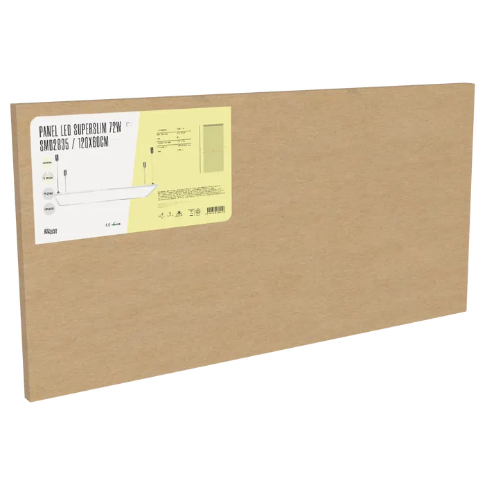 BX3 LIGHT - Panel LED Superslim Modular BX3-PAN120060072W-WW, 1200x600 mm, 72 W, 3000 K, Empotrable pour Plafond Suspendu BX3 LIGHT - Panel LED Superslim Modular BX3-PAN120060072W-WW, 1200x600 mm, 72 W, 3000 K, Empotrable pour Plafond Suspendu