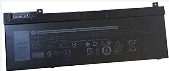 Dell Batterie 64WHR 4 Cellules Lithium-Ion Dell Batterie 64WHR 4 Cellules Lithium-Ion