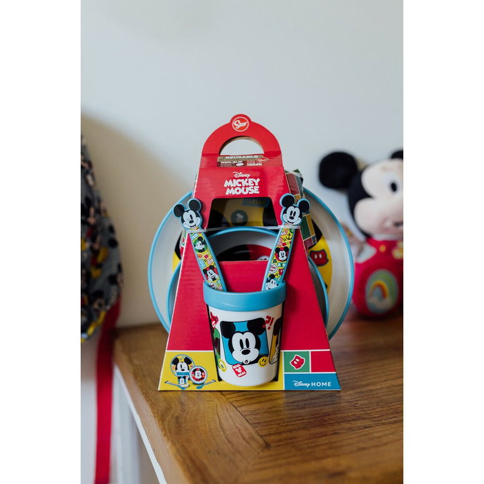Licensing Ensemble Premium Bicolore Antidérapant Mickey 5 Pièces