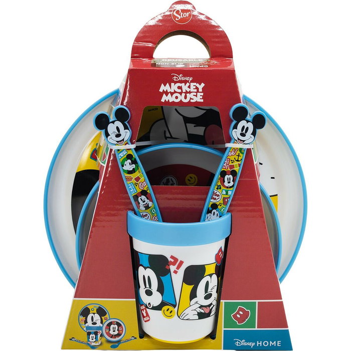 Licensing Ensemble Premium Bicolore Antidérapant Mickey 5 Pièces