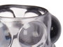Giftdecor Porte-bougie Boule Gris Verre 8,4 x 12,5 x 8,4 cm (Set de 12)